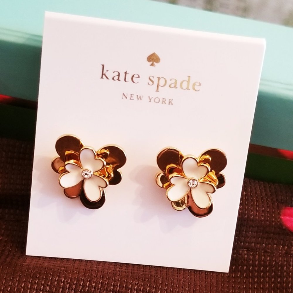 SALE*Kate Spade Pansy Blossoms Studs*